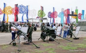 Inauguración de la Exposición Estática del Ejército de Nicaragua