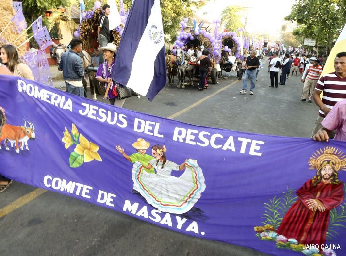 Carretas Peregrinas inician recorrido hacia el santuario de Jesús del Rescate