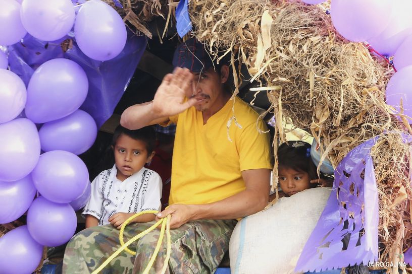 Carretas Peregrinas inician recorrido hacia el santuario de Jesús del Rescate