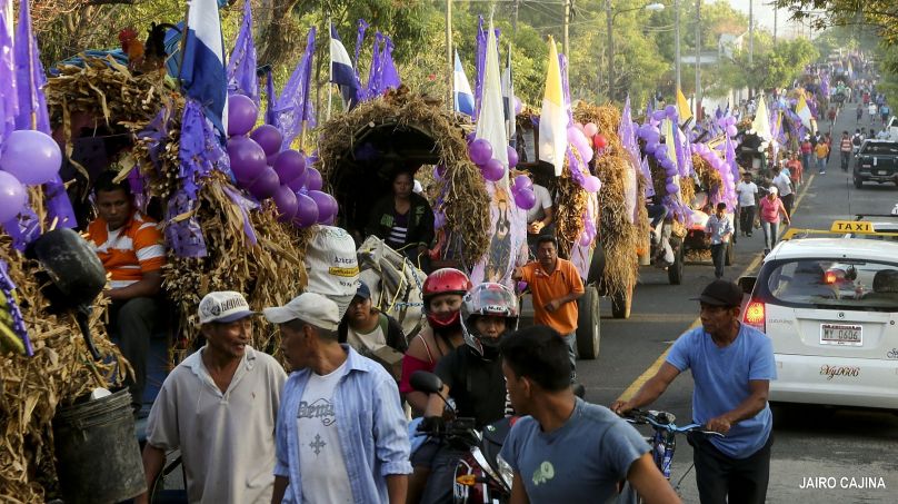 Carretas Peregrinas inician recorrido hacia el santuario de Jesús del Rescate