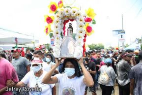 Peregrinaje de Santo Domingo de Guzmán rumbo a Las Sierritas
