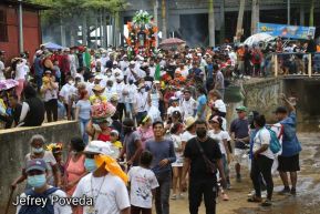 Peregrinaje de Santo Domingo de Guzmán rumbo a Las Sierritas