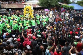 Peregrinaje de Santo Domingo de Guzmán rumbo a Las Sierritas