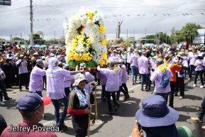 Peregrinaje de Santo Domingo de Guzmán rumbo a Las Sierritas