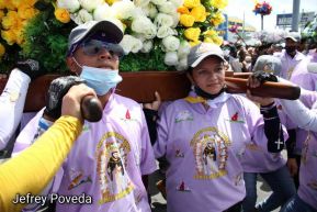 Peregrinaje de Santo Domingo de Guzmán rumbo a Las Sierritas