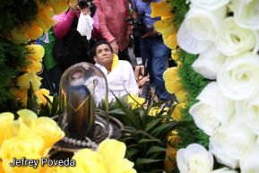 Peregrinaje de Santo Domingo de Guzmán rumbo a Las Sierritas