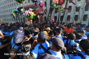 Peregrinaje de Santo Domingo de Guzmán rumbo a Las Sierritas