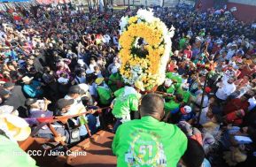 Peregrinaje de Santo Domingo de Guzmán rumbo a Las Sierritas