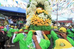 Peregrinaje de Santo Domingo de Guzmán rumbo a Las Sierritas