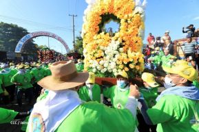 Peregrinaje de Santo Domingo de Guzmán rumbo a Las Sierritas