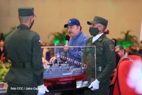 Acto del 42 aniversario de la fundación de la Fuerza Naval del Ejército de Nicaragua