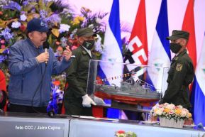 Acto del 42 aniversario de la fundación de la Fuerza Naval del Ejército de Nicaragua