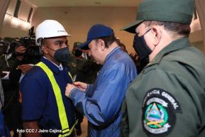 Acto del 42 aniversario de la fundación de la Fuerza Naval del Ejército de Nicaragua