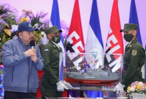 Acto del 42 aniversario de la fundación de la Fuerza Naval del Ejército de Nicaragua