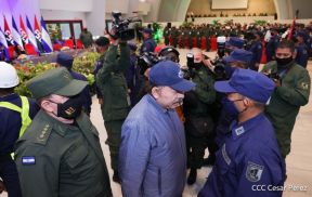 Acto del 42 aniversario de la fundación de la Fuerza Naval del Ejército de Nicaragua