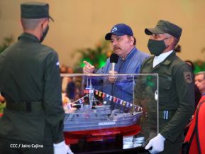 Acto del 42 aniversario de la fundación de la Fuerza Naval del Ejército de Nicaragua