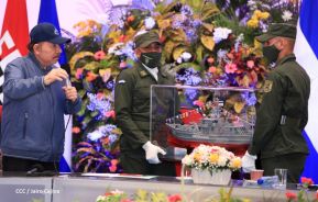 Acto del 42 aniversario de la fundación de la Fuerza Naval del Ejército de Nicaragua