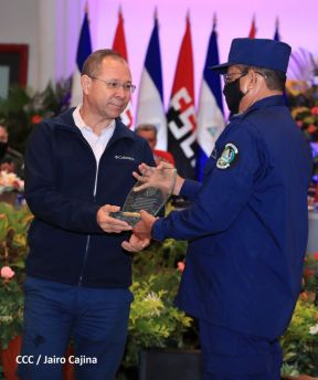 Acto del 42 aniversario de la fundación de la Fuerza Naval del Ejército de Nicaragua