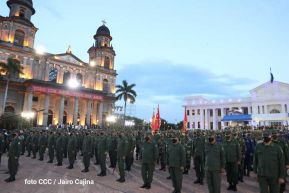 Acto del 43 aniversario de la constitución del Ejército de Nicaragua