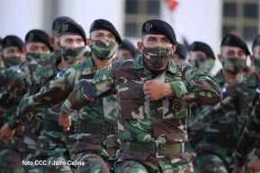 Acto del 43 aniversario de la constitución del Ejército de Nicaragua