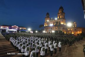 Acto del 43 aniversario de la constitución del Ejército de Nicaragua