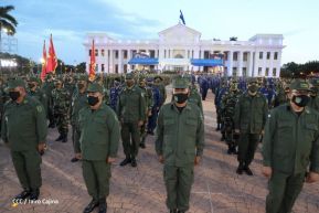 Acto del 43 aniversario de la constitución del Ejército de Nicaragua