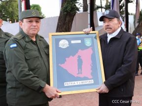Acto del 43 aniversario de la constitución del Ejército de Nicaragua