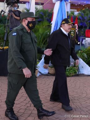 Acto del 43 aniversario de la constitución del Ejército de Nicaragua