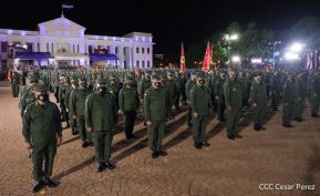Acto del 43 aniversario de la constitución del Ejército de Nicaragua