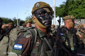 Desfile Militar “Pueblo Ejército” en saludo al 43 aniversario de fundación del Ejército de Nicaragua