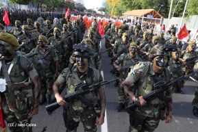 Desfile Militar “Pueblo Ejército” en saludo al 43 aniversario de fundación del Ejército de Nicaragua