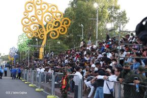 Desfile Militar “Pueblo Ejército” en saludo al 43 aniversario de fundación del Ejército de Nicaragua