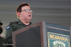 Desfile Militar “Pueblo Ejército” en saludo al 43 aniversario de fundación del Ejército de Nicaragua