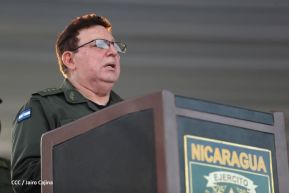 Desfile Militar “Pueblo Ejército” en saludo al 43 aniversario de fundación del Ejército de Nicaragua