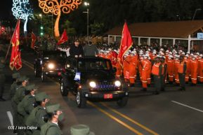 Desfile Militar “Pueblo Ejército” en saludo al 43 aniversario de fundación del Ejército de Nicaragua