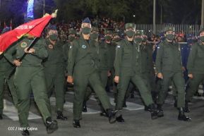 Desfile Militar “Pueblo Ejército” en saludo al 43 aniversario de fundación del Ejército de Nicaragua