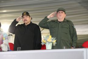 Desfile Militar “Pueblo Ejército” en saludo al 43 aniversario de fundación del Ejército de Nicaragua