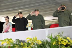 Desfile Militar “Pueblo Ejército” en saludo al 43 aniversario de fundación del Ejército de Nicaragua