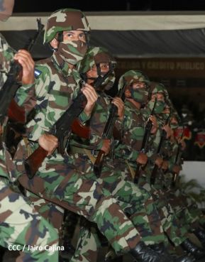 Desfile Militar “Pueblo Ejército” en saludo al 43 aniversario de fundación del Ejército de Nicaragua