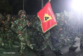 Desfile Militar “Pueblo Ejército” en saludo al 43 aniversario de fundación del Ejército de Nicaragua