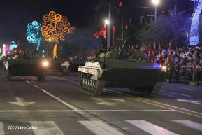 Desfile Militar “Pueblo Ejército” en saludo al 43 aniversario de fundación del Ejército de Nicaragua