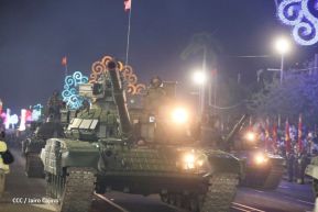 Desfile Militar “Pueblo Ejército” en saludo al 43 aniversario de fundación del Ejército de Nicaragua