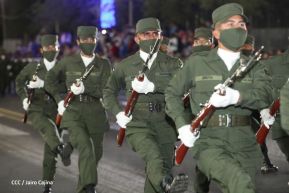 Desfile Militar “Pueblo Ejército” en saludo al 43 aniversario de fundación del Ejército de Nicaragua