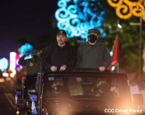 Desfile Militar “Pueblo Ejército” en saludo al 43 aniversario de fundación del Ejército de Nicaragua