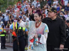 Desfile Militar “Pueblo Ejército” en saludo al 43 aniversario de fundación del Ejército de Nicaragua
