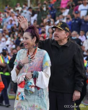 Desfile Militar “Pueblo Ejército” en saludo al 43 aniversario de fundación del Ejército de Nicaragua