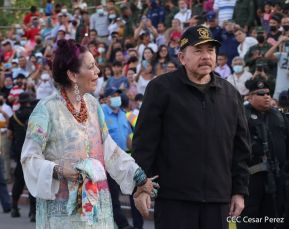 Desfile Militar “Pueblo Ejército” en saludo al 43 aniversario de fundación del Ejército de Nicaragua