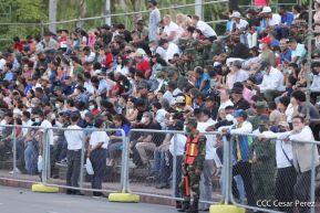 Desfile Militar “Pueblo Ejército” en saludo al 43 aniversario de fundación del Ejército de Nicaragua
