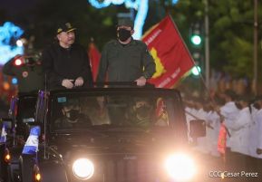 Desfile Militar “Pueblo Ejército” en saludo al 43 aniversario de fundación del Ejército de Nicaragua