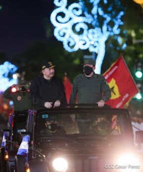 Desfile Militar “Pueblo Ejército” en saludo al 43 aniversario de fundación del Ejército de Nicaragua